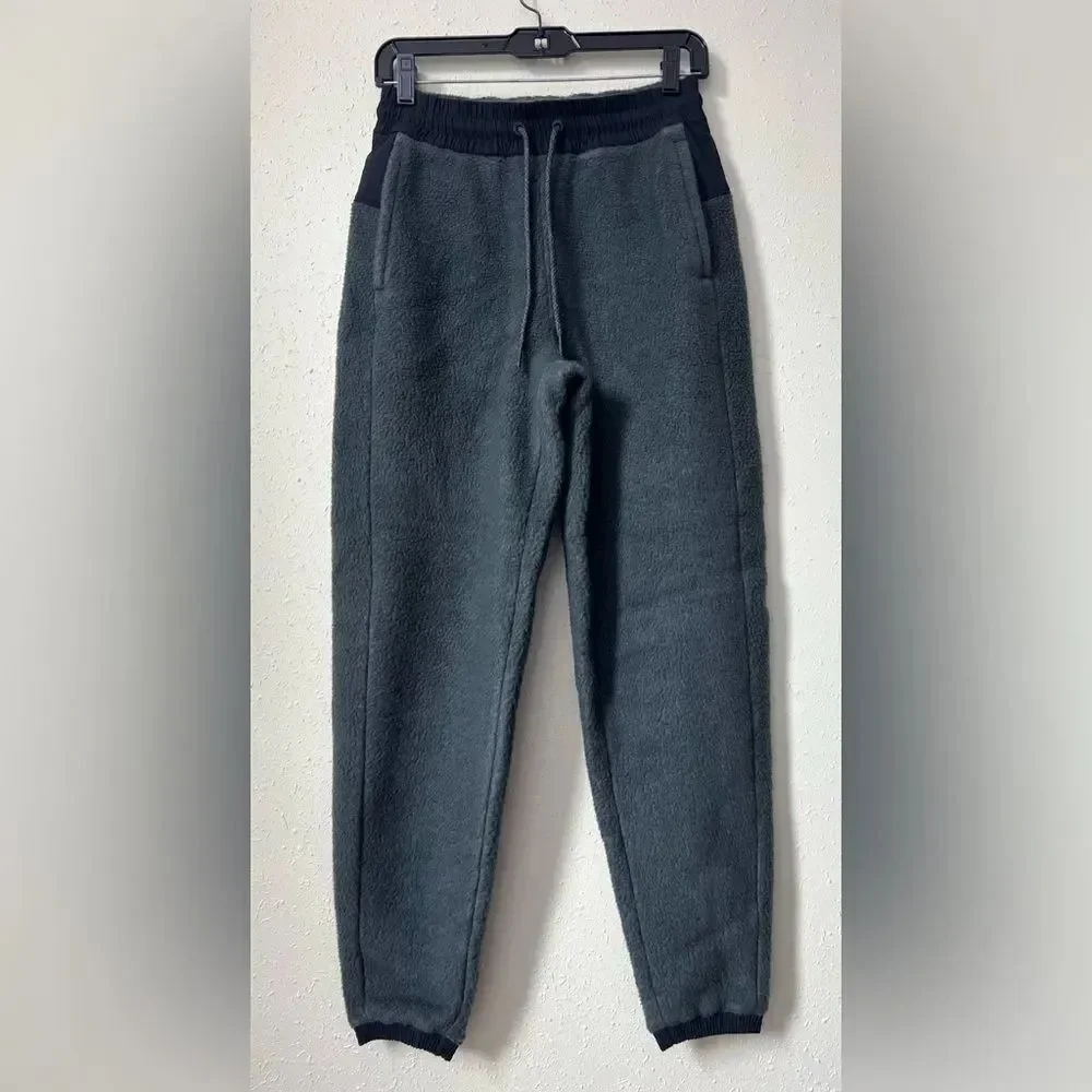 NWT Allbirds Men's (M) Fluff Fleece Pant Joggers in Natural Black Size XS